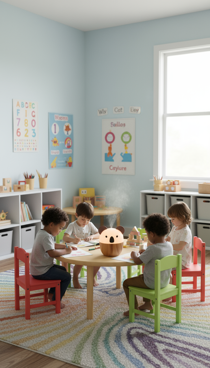 Difusor Ultrassónico para Óleos Essenciais | Infantil Panda Woofie