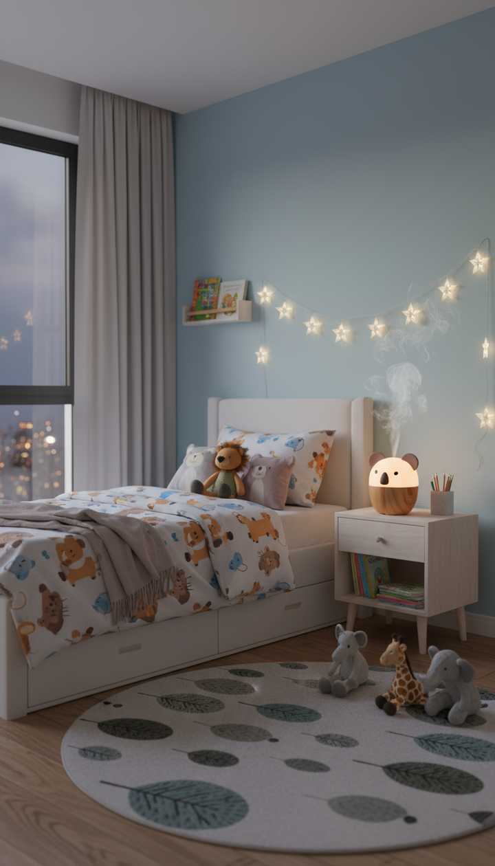 Difusor Ultrassónico para Óleos Essenciais | Infantil Panda Woofie