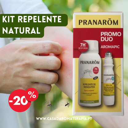 DUO Repelente Spray + Roll-on Pós-picadas