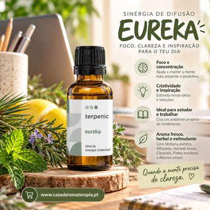 Óleos essenciais para difusor 30ml | inteletual eureka Terpenic