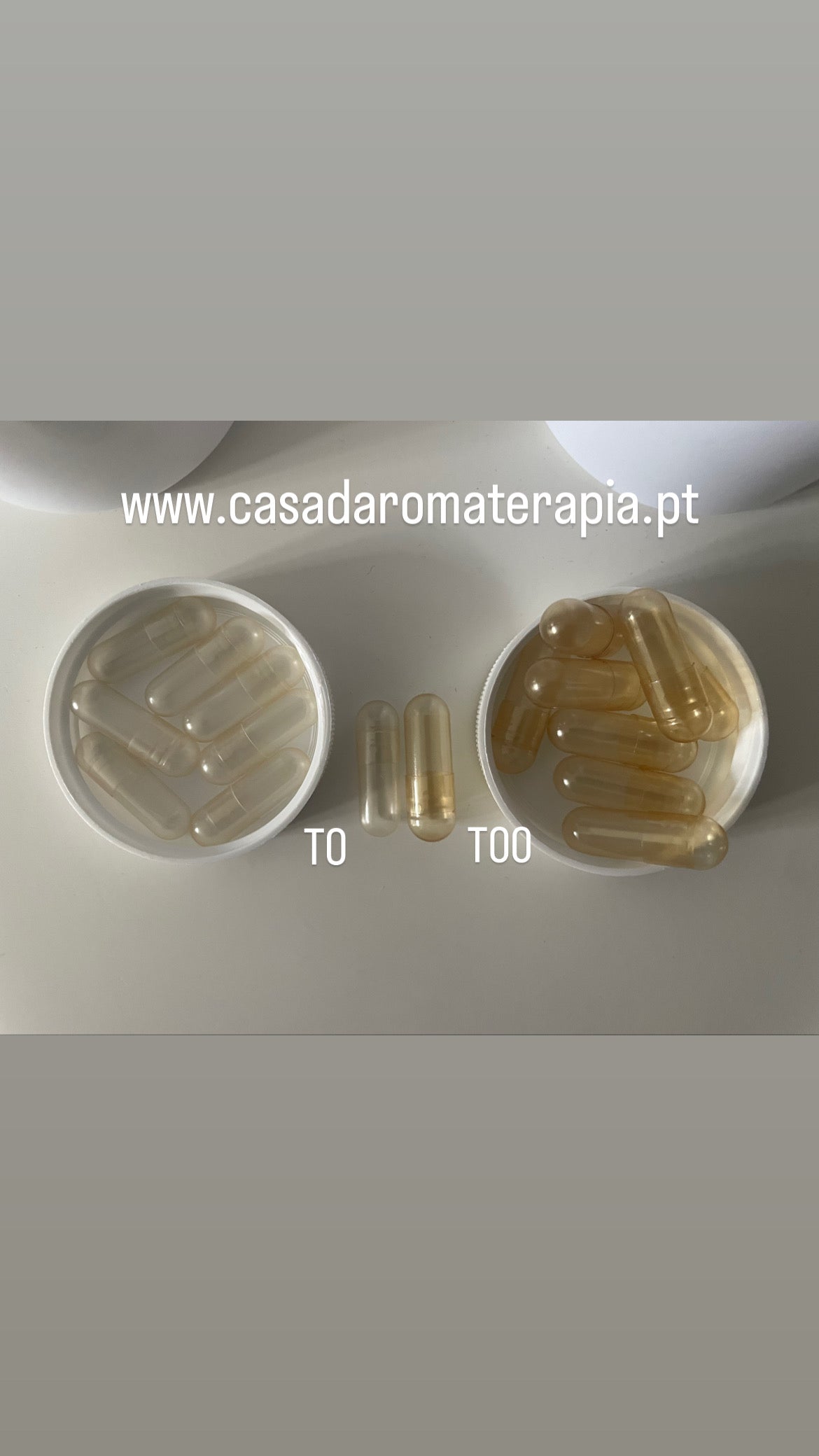 Cápsulas para óleos essenciais | vazias