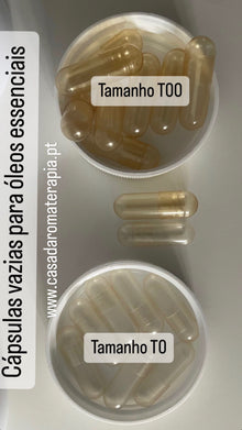Cápsulas para óleos essenciais | vazias