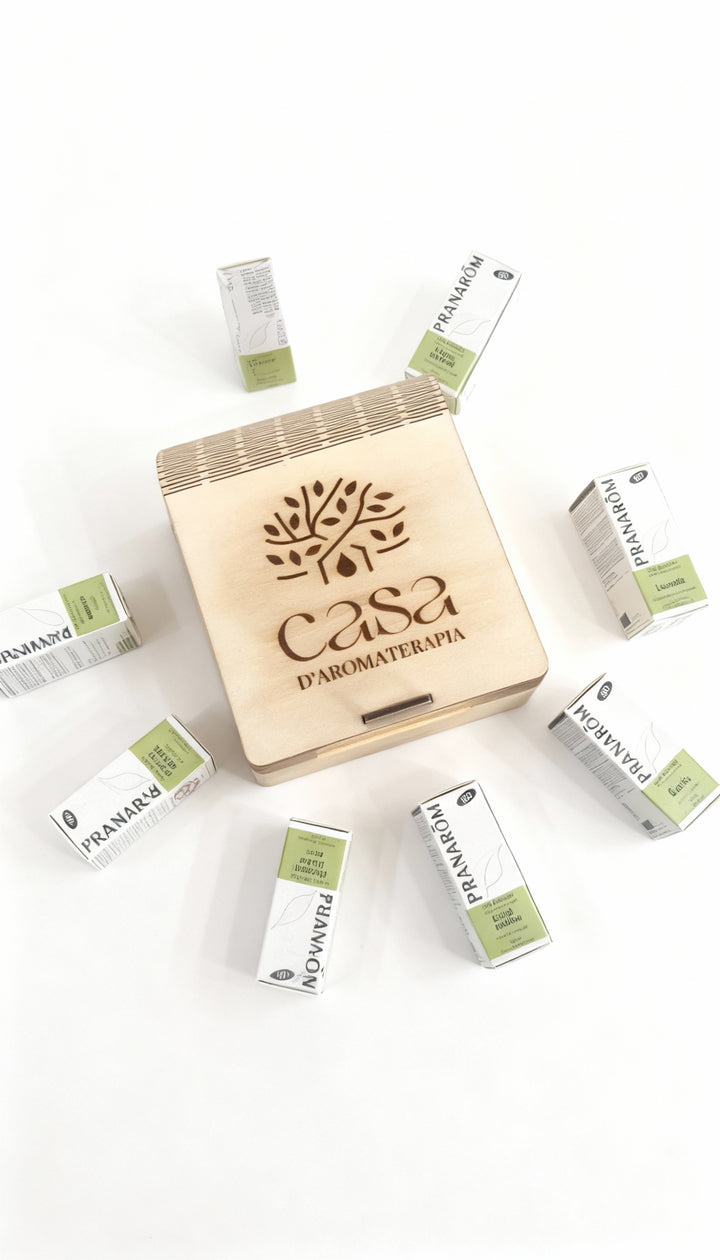 Kit 7 Óleos Essenciais + Caixa de Madeira (Curso 7 dias 7 óleos)