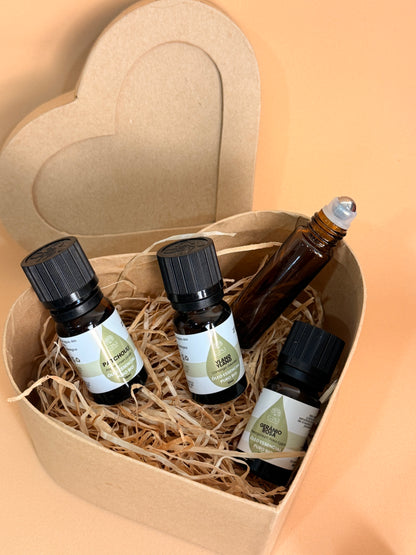 Trio Momentos a Dois | Kit para a Intimidade (Ylang-Ylang + Patchouli + Gerânio Rosa + ofertas)