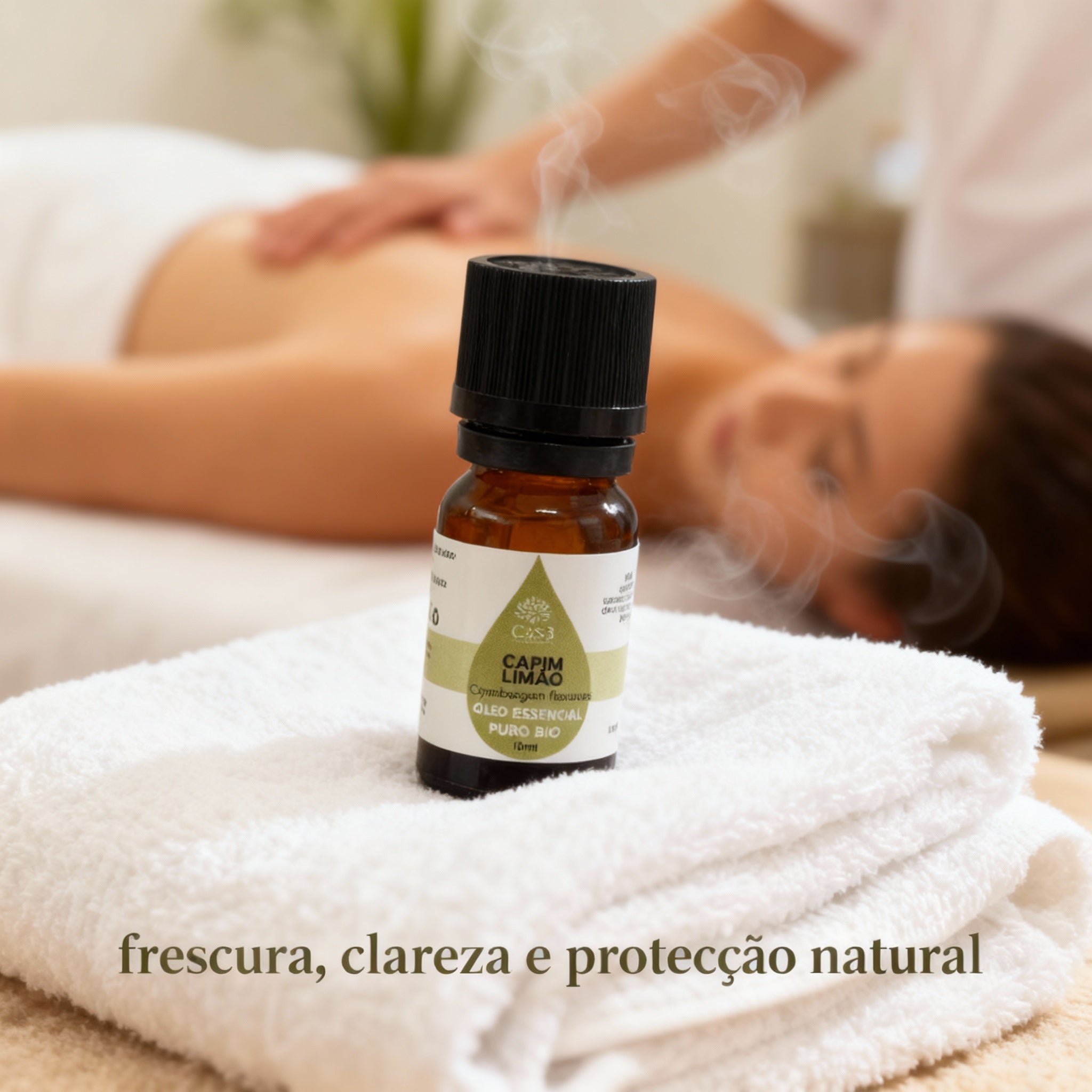 Óleo Essencial Capim-limão | Cymbopogon Citratus | 10ml