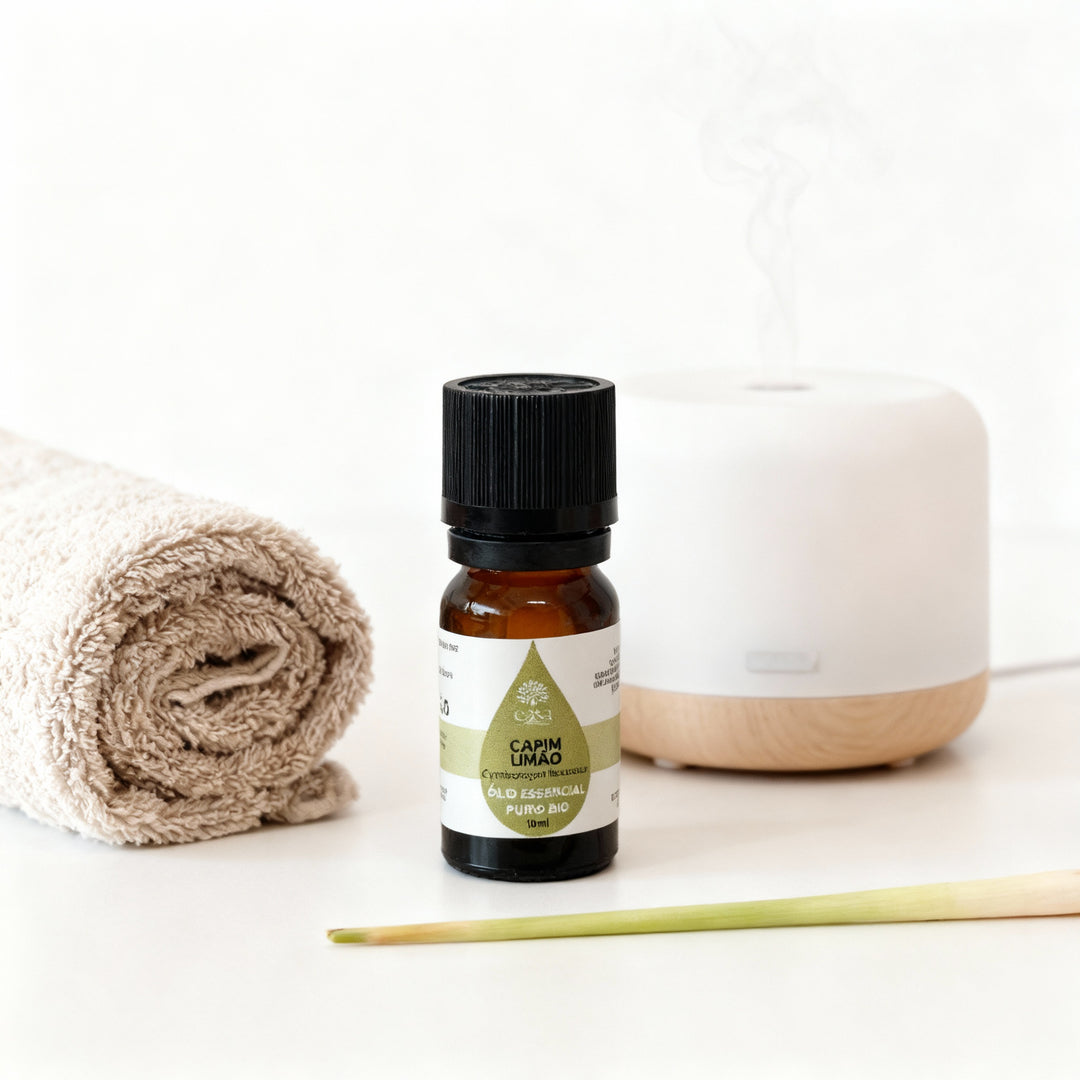 Óleo Essencial Capim-limão | Cymbopogon Citratus | 10ml