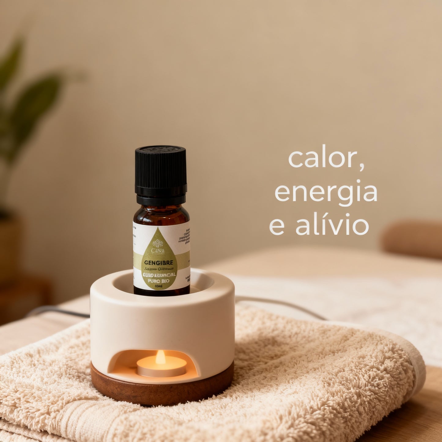 Óleo Essencial Gengibre | Zingiber Officinale| 10ml