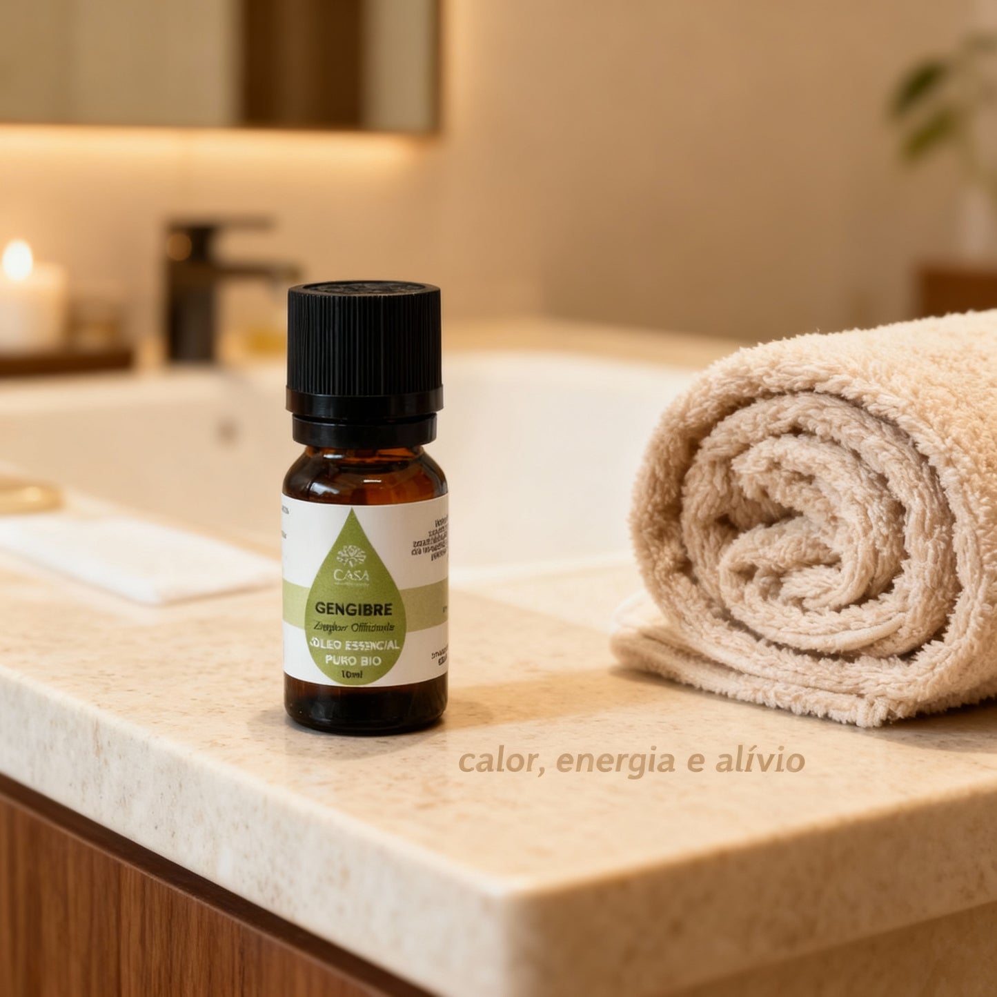 Óleo Essencial Gengibre | Zingiber Officinale| 10ml