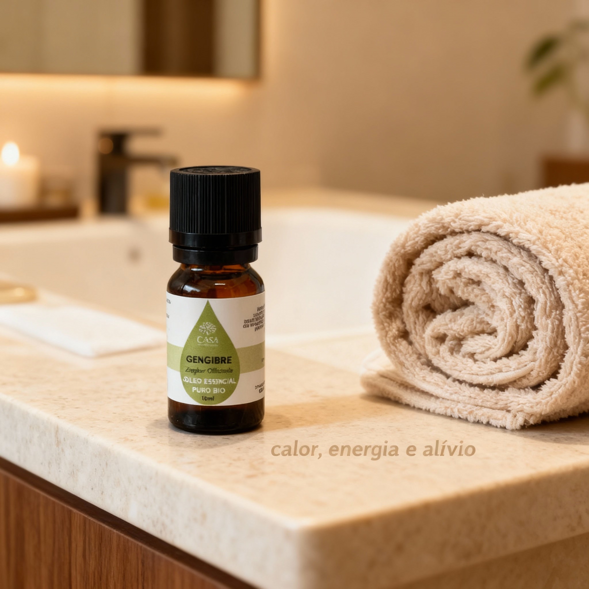 Óleo Essencial Gengibre | Zingiber Officinale| 10ml