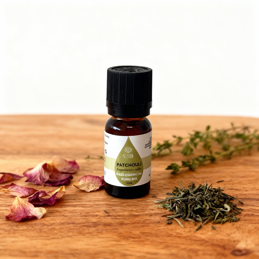 Óleo Essencial Patchouli | Pogostemon Cablin | 10ml