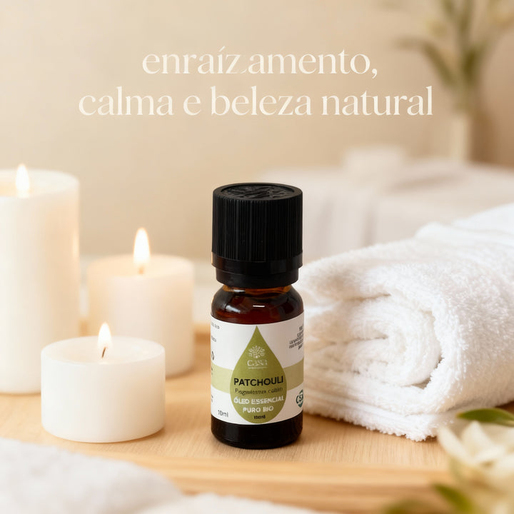 Óleo Essencial Patchouli | Pogostemon Cablin | 10ml