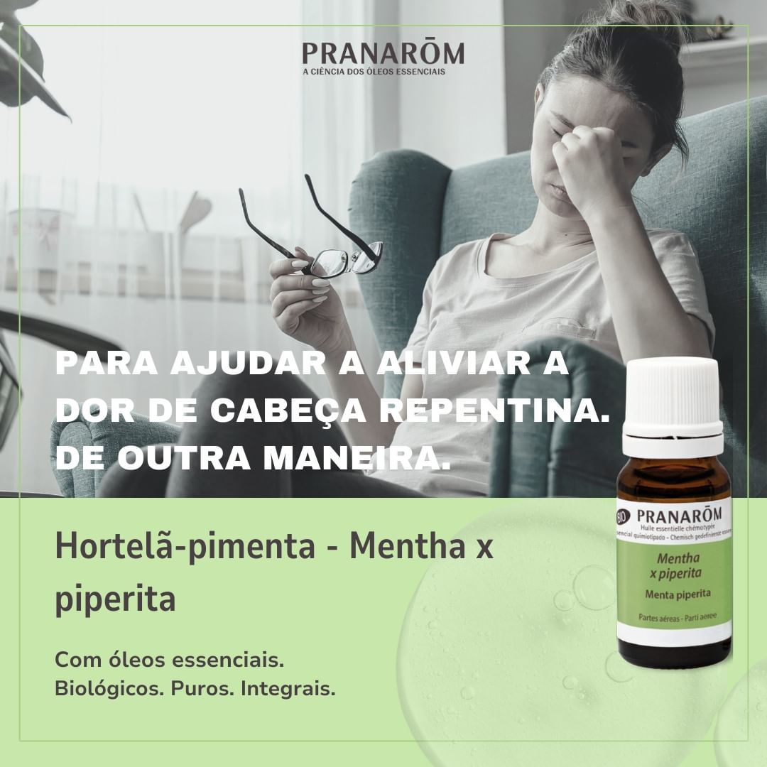 Óleo Essencial Hortelã Pimenta  Mentha piperita 10ml bio