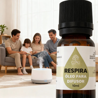 Óleos essenciais para difusor 10ml | Respira bem