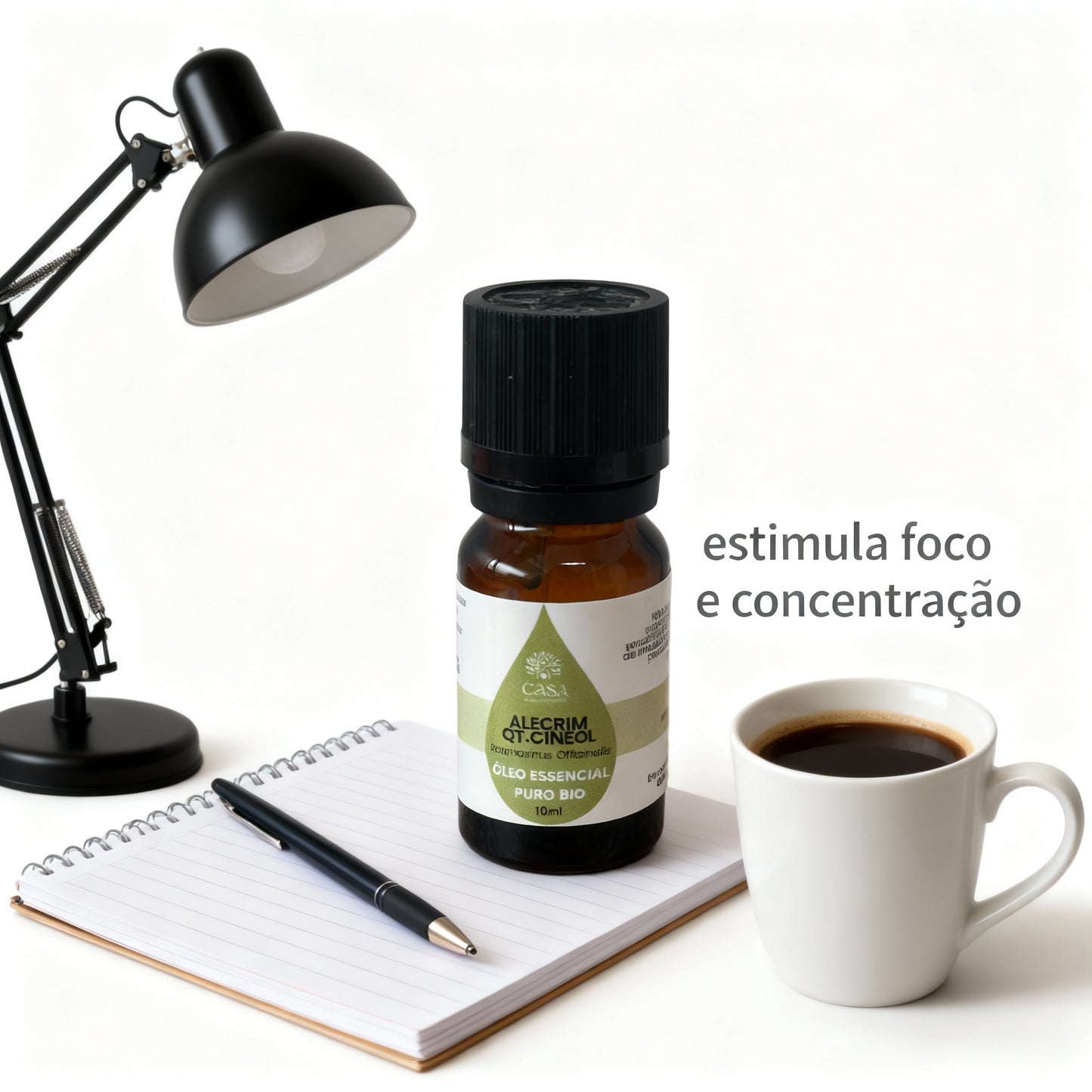 Óleo Essencial Alecrim Cineol | Rosmarinus Officinalis | 10ml