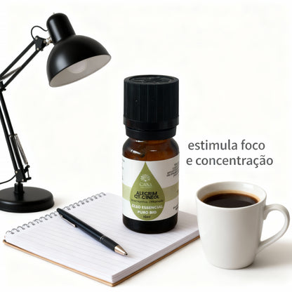 Óleo Essencial Alecrim Cineol | Rosmarinus Officinalis | 10ml