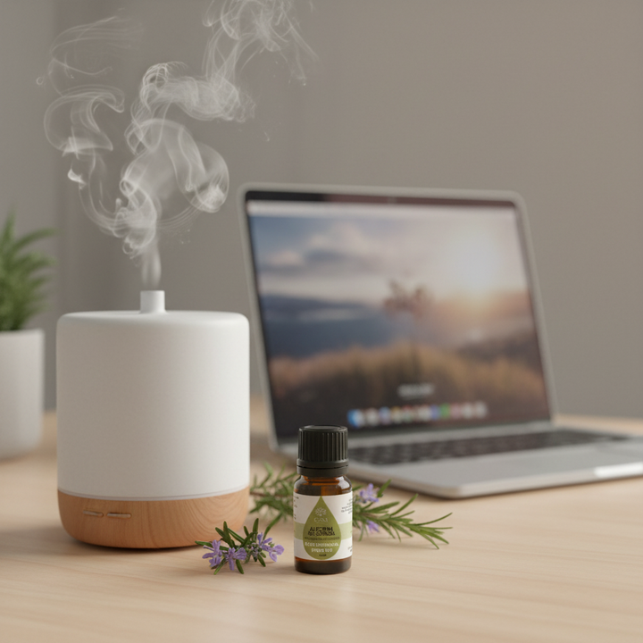 Óleo Essencial Alecrim Cineol | Rosmarinus Officinalis | 10ml