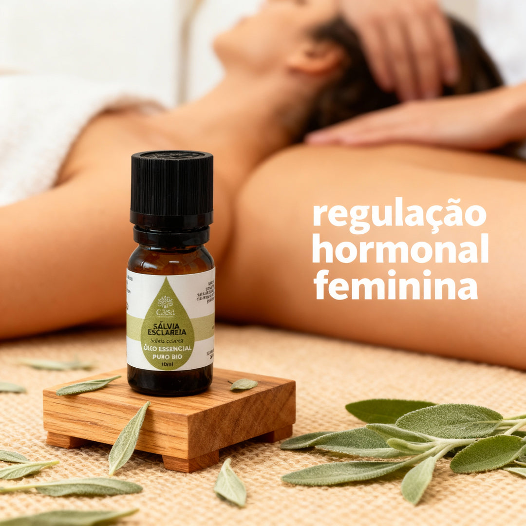 Óleo Essencial Sálvia | Salvia Sclarea | 10ml