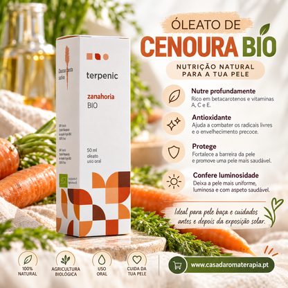 Óleo Vegetal Macerado de Cenoura Bio 50 ml (Daucus carota) Terpenic