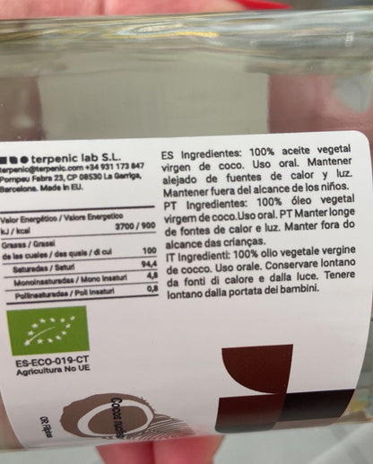 Óleo Vegetal Coco | Cocos nucifera | BIO