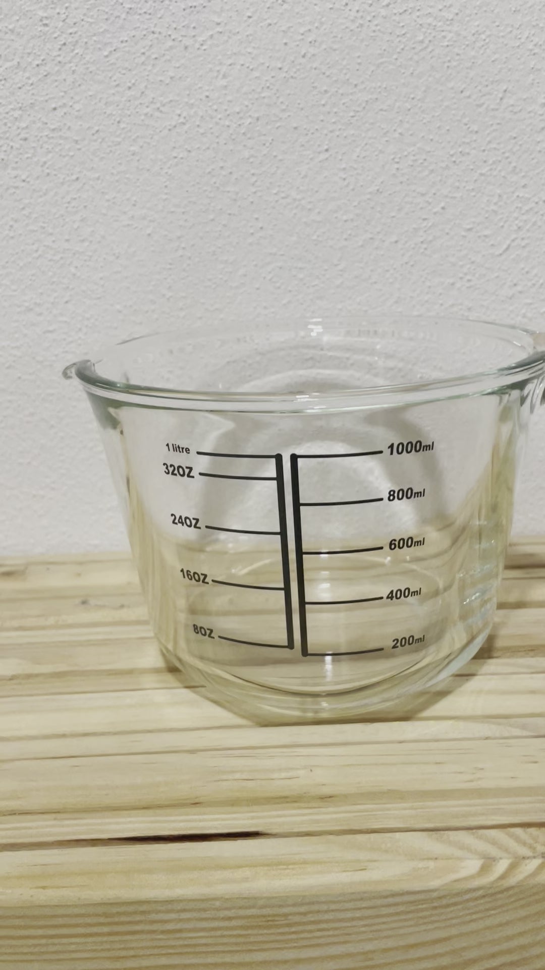 Copo Graduado 1000ml (vidro)