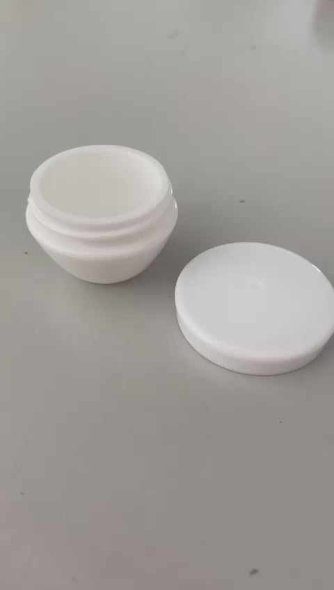 5ml white jar with lid (pack 3)