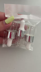 Frasco 2ml c/pipeta vidro transparente (pack 3) ***