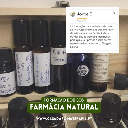 Pack BOX SOS (3 óleos + caixa + formação)