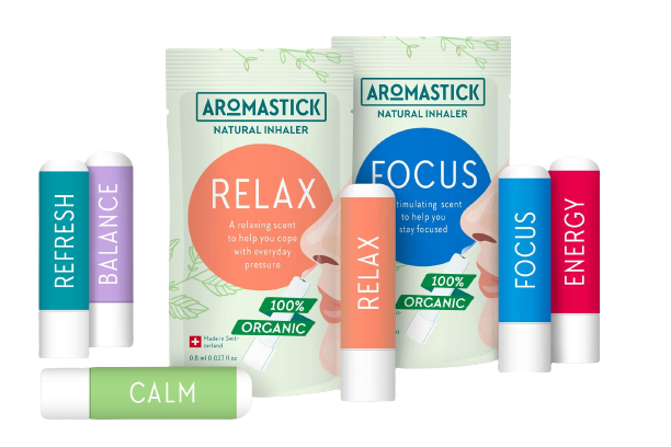 Inalador com óleos essenciais bio | pronto a usar