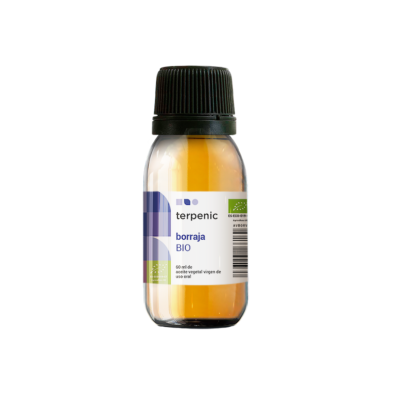 Óleo Vegetal Borragem 60ML BIO Borago officinalis | uso cosmético e oral V