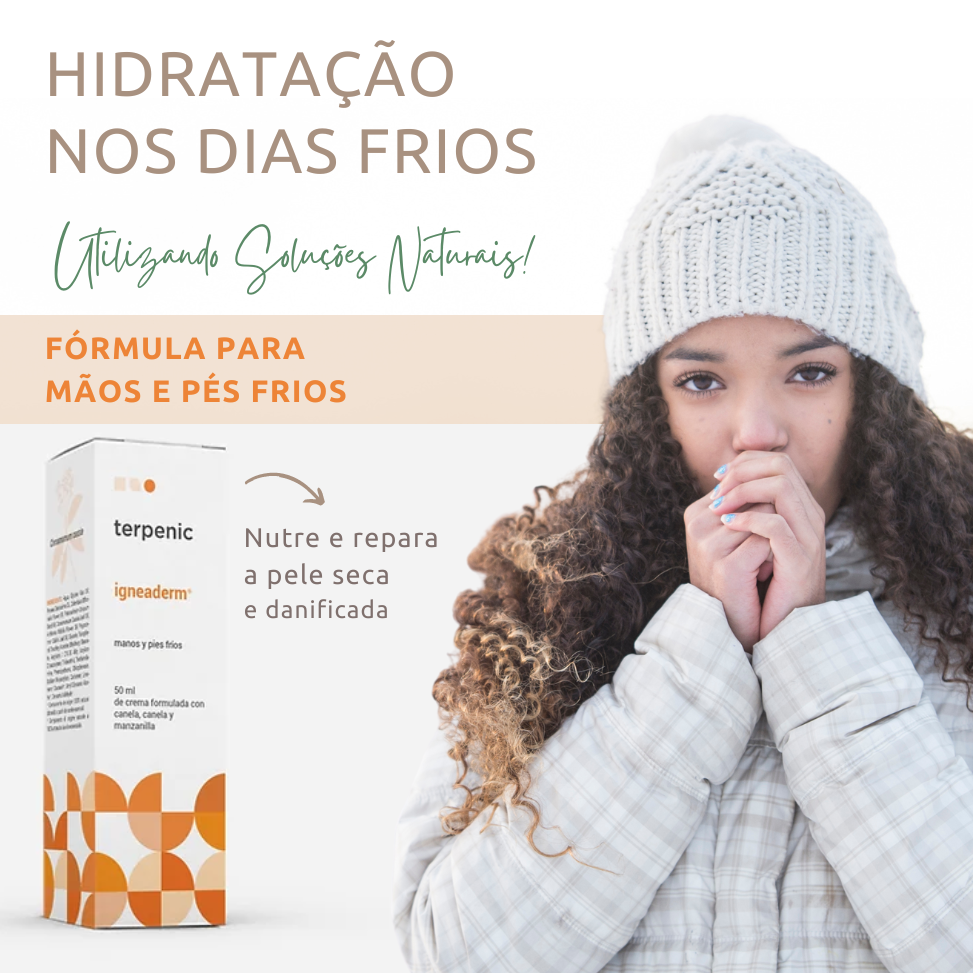 Creme mãos e pés frios (igneaderm)  | Solução Natural