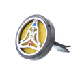 Difusor de Carro para Óleos Essenciais | Yoga chakra - 30mm***