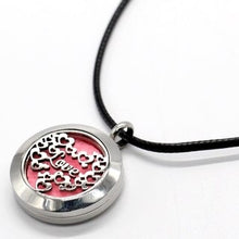 Love Necklace 25mm (leather thread)
