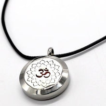 Yoga necklace 25mm (leather thread)