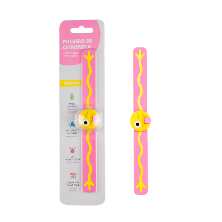Pulseira repelente natural para crianças