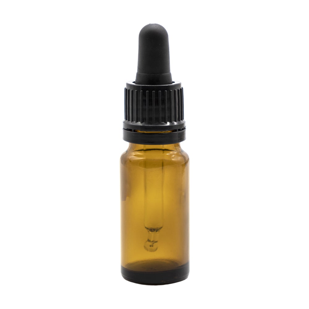 Frasco 10ml c/ Pipeta em vidro âmbar