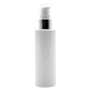 Flacon pompe blanc/argent 100ml