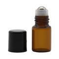 Amber Glass Roll-on Bottle 2ml (pack5)