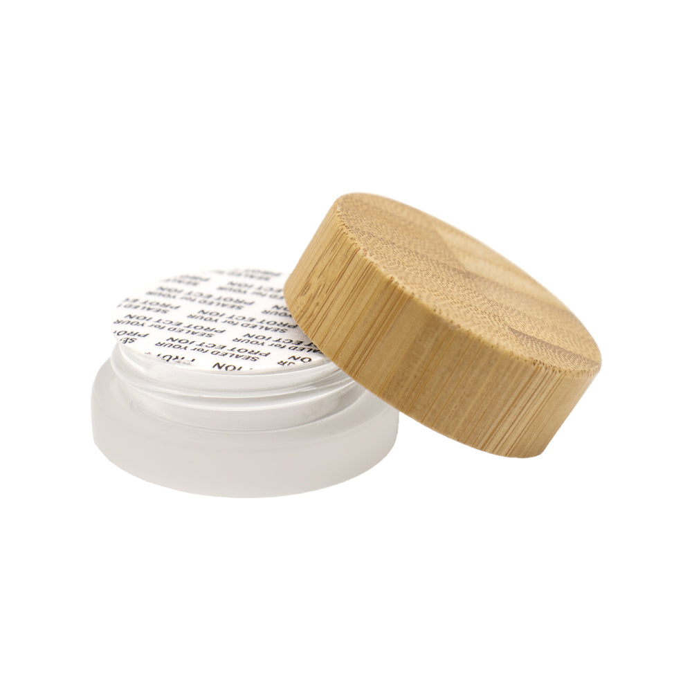 Pot en verre 5ml bois
