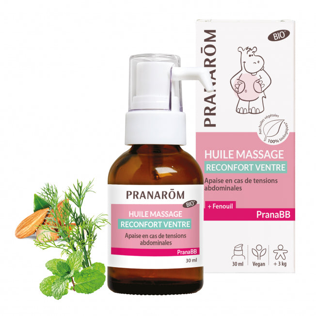 Huile de Massage Confort Digestif 15 ml (bio) pour bébé